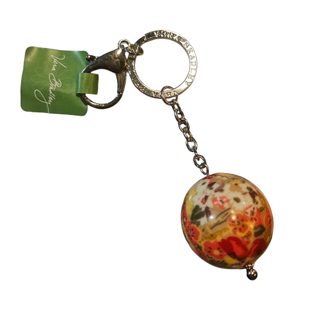 Vera Bradley keychain nwt